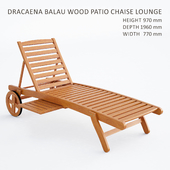 Dracaena Balau Chaise Lounge