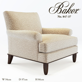 Baker No.847-37 Tight back lounge chair