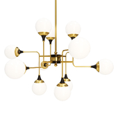 Stilnovo style Italian Chandelier.