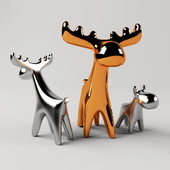 Deer. Ceramic decor