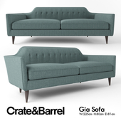 Crate and Barrel Gia sofa