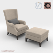 Armchair EGRET WING CHAIR DONGHIA