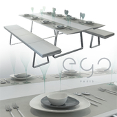 Table for garden Extrados by Ego Paris