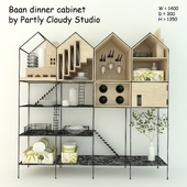 Baan dinner cabinet by Partly Cloudy Studio