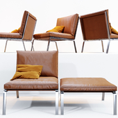 Man lounge chair & ottoman by NORR11