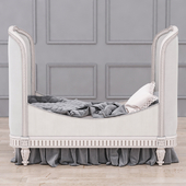 RH Belle Upholstered Toddler Bed (Antique Grey Mist)
