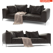 Flexform Leather Sofa Ettore