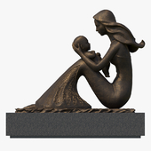 Скульптура "Мать и дитя"