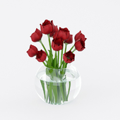 Tulips in a vase