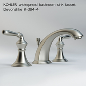 Kohler widespread bathroom sink faucet Devonshire K-394-4