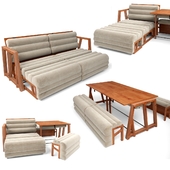 3MOODS Диван-трансформер (стол, кресло, диван,) by Humberto Navarro, UNAMO design studio