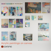 A set of abstract paintings by Mary Elizabeth Peterson (Vol.2)