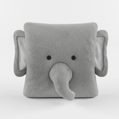 Henry Elephant Plush Throw Pillow