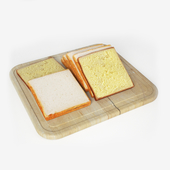 Bread 3D model