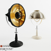 ARMILLA FORTUNY BLACK & GOLD LEAF and OFF WHITE