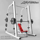 Smith machine and Multi-Adjustable Bench