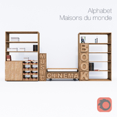 Мебель для гостинной Maisons Alphabet