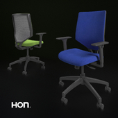 HON Solve Mid-Back Task Chair with Upholstered ReActiv Back