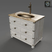 AMBELLA HOME CAMPAIGN 38 &quot;SINK CHEST