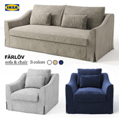 Sofa &amp; chair Ikea FARLOV