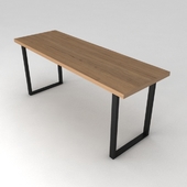 Iron wood table