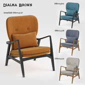 Dialma Brown Armchairs