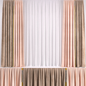 CURTAIN WITH COLOR ZIPPER