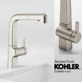 KOHLER- Evoke Single Handed Faucet- 2 Finishes