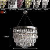 Люстра Shallow Chandelier with Crystal