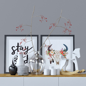 Scandinavian decorative set