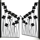 Flowers Door Gate