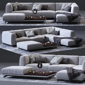 DITRE ITALIA  St. Germain Corner Sofa 01