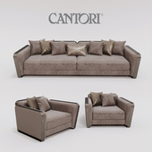 Cantori Voyage sofa and armchair