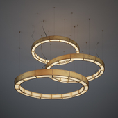 Circular Pendant light (copper)