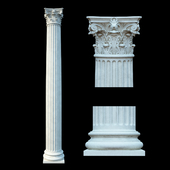 Классическая колонна коринфского ордера