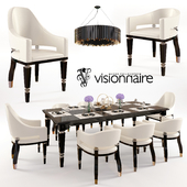 Visionnaire Table & Chair Set
