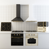 A set of Electrolux kitchen appliances