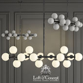 СВЕТИЛЬНИК BUBBLE STIK BLACK CHANDELIER