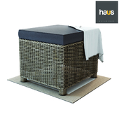 Haus Interior - Puff from woven rattan