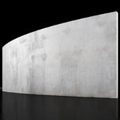 Concrete wall 6m long