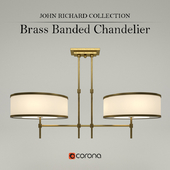 JOHN RICHARD COLLECTION - Brass Bande Chandelier (AJC-8906)