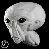 Plaster head alien