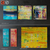 Abstract painting set