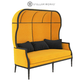Stellar Works Laval Crown Chair Two seater