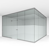 Office glass partition 1