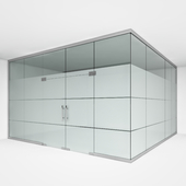 Office glass partition 2
