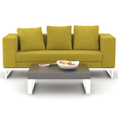 Sofa 3 seater &quot;Dadone&quot; coffee table Deep2