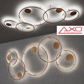 Chandelier AXO light, a series of U-LIGHT, model PLULX090 / PLULX120 / PLULX160