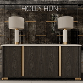 dresser Holly Hunt, lamp HEATHFIELD &amp; Co, mirror panels