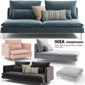 Sofas, chairs, couch, ottoman Ikea SODERHAMN